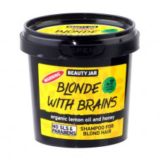 Bessulfatny shampoo for blondes of Beauty Jar Blonde With Brains with lemon oil and honey, 150 ml