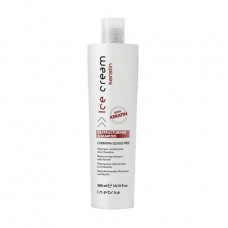 The Bessulfatny restoring shampoo for hair of Inebrya Ice Cream Keratin Restructuring Shampoo with a keratin, 300 ml