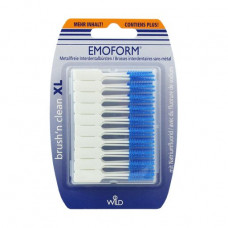 Bezmetallovy interdental brushes of Dr. Wild Emoform Brush'n clean XL with fluoride of sodium, 50 pieces