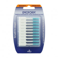 Bezmetallovy interdental brushes of Dr. Wild Emoform Brush'n clean with fluoride of sodium, 50 pieces