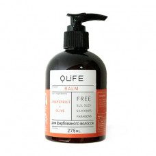 Bezsulfatny balm for a dyed hair of O.life of Grejpfrut and olive, 275 ml