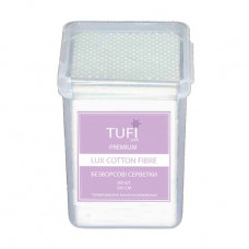The lint-free napkins of Tufi Profi Lux Cotton Fibre punched, 5х5, 200 pieces