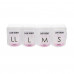 Hair curlers for lamination of eyelashes of Lash Secret with notches, the L Curve size, 1 couple