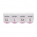 Hair curlers for lamination of eyelashes of Lash Secret with notches, the L Flat size, 1 couple