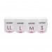 Hair curlers for lamination of eyelashes of Lash Secret with notches, the S Curve size, 1 couple