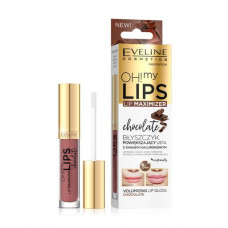 Lip gloss with effect of increase in Eveline Cosmetics OH! My Lips Lip Maximizer Chocolate Chocolate, 4.5 ml