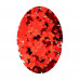 Spangles for nails of Tufi Profi 13 (733-017) a hexagon, red, 3 g (0077862)