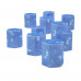 The block for clarification of a toilet bowl of Domestos Power 5 Freshness of the ocean, 2*55 g