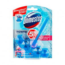 The block for clarification of a toilet bowl of Domestos Power 5 the Flower bouquet, 53 g