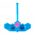 The block for clarification of a toilet bowl of Domestos Power 5 the Flower bouquet, 53 g