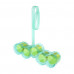 The block for cleaning of a toilet bowl of Domestos Power 5 Freshness of a lime, 55 g