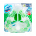 The block for cleaning of a toilet bowl of Domestos Power 5+ threefold, Green tea and freshness of a lemon, 3*55 g
