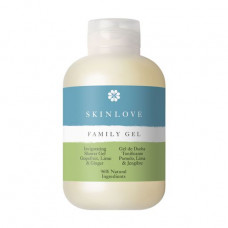 Bodryashchy Grapefruit shower gel Skinlove Natural Joy Family Gel, lime and ginger, 300 ml