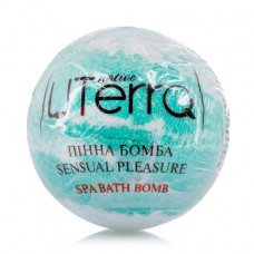 Bomba for a bathtub of Uterra native Sensual pleasure, green, 140 g