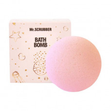 Bomb for Mr.Scrubber bathtub Strawberry cream in a gift box, 200 g