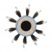 Brash Olivia Garden Ecohair Combo, diameter is 34 mm
