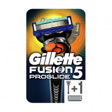 The Gillette Fusion5 ProGlide Flexball razor with 2 replaceable cartridges, men's