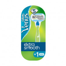 The Gillette Venus Extra Smooth Embrace razor with 2 replaceable cartridges, women's