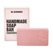Handmade bar soap Mr.Scrubber Strawberry cream in a gift box, 100 g
