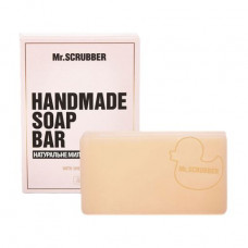 Handmade bar soap Mr.Scrubber Mandarin in a gift box, 100 g