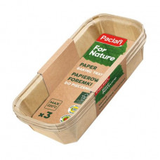 Paper baking dish of Paclan, 3 pieces