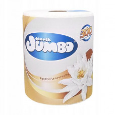 White Slonik Jumbo paper towel, 2kh-layer, 300 separations, 1 piece
