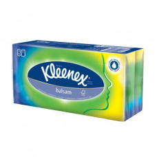 Paper nasal kerchiefs of Kleenex Balsam, 8*9 pieces