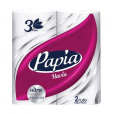 3-layer Papia paper towels, 85 separations, 2 pieces