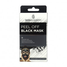 The black cleaning mask a film for the person Skin Academy Peel Off Black Mask, 4 pieces