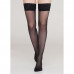 Stockings female Giulia Emotion Net 40 DEN, Nero, size 1/2