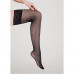 Stockings female Giulia Emotion Net 40 DEN, Nero, size 1/2