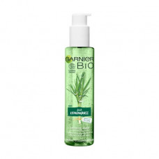 Detox gel for washing of Garnier Bio Fresh Lemongrass Detox Gel Wash with extract of a lemongrass for the normal and combined skin, 150 ml