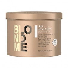 Detox mask of Schwarzkopf Professional Blondme All Blondes Detox Mask, for all types of hair, 500 ml