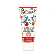 The children's organic Officina Naturae Toothpaste Gel Cherry toothpaste with cherry taste, 75 ml