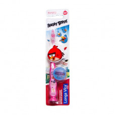 The children's Longa Vita Angry Birds toothbrush pink, of 5 years