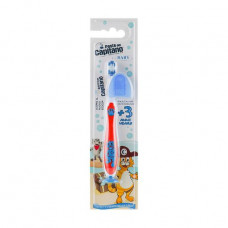 The children's Pasta del Capitano toothbrush soft, of 3 years, red, 1 piece