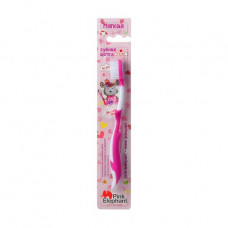 The children's Chinchilla toothbrush Pink Elephant Is lovely, soft, pink, 1 piece