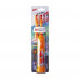 Children's toothbrush rotational Longa Vita Angry Birds + a nozzle, orange, of 3 years