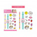 Children's tattoos stickers for a body of Puttisu Lovely Tatoo Sticker TS03 Balloon Like A Cloud