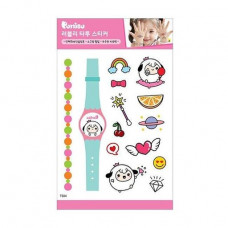 Children's tattoos stickers for a body of Puttisu Lovely Tatoo Sticker TS04 Puttisu In A Rainbow