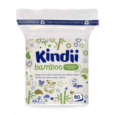 Children's cotton pads of Cleanic Kindii Bamboo Cotton Pads, 60 pieces