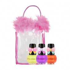 The Vipera Tutu Peel Off 12 children's set in a make-up bag (nail varnish 11, 5 ml + nail varnish 10, 5 ml + nail varnish 07, 5 ml)