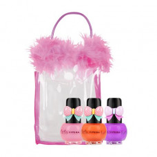 The Vipera Tutu Peel Off 16 children's set in a make-up bag (nail varnish 08, 5 ml + nail varnish 07, 5 ml + nail varnish 10, 5 ml)