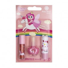 Children's set for a make-up of Ruby Rose Princess's Dream HB2113 1 (nail varnish, 5.5 g + lipstick-balm, 2.6 g + gloss balm, 2.3 g)