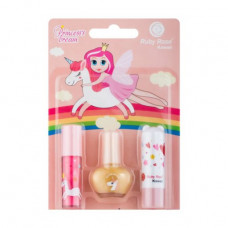 Children's set for a make-up of Ruby Rose Princess's Dream HB2113 4 (nail varnish, 5.5 g + lipstick-balm, 2.6 g + gloss balm, 2.3 g)