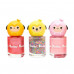 Children's set for a neyl-art of Puttisu Pangpang Nail Art Kit (color nail varnish, 8 ml + varnish with spangles, 8 ml + gloss for nails, 8 ml)
