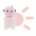 Children's set for a neyl-art of Puttisu Pangpang Nail Art Kit (color nail varnish, 8 ml + varnish with spangles, 8 ml + gloss for nails, 8 ml)