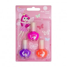 Children's set of water-based nail varnishes Ruby Rose Princess's Dream HB-K2109 tone 2, 3*5.5 g