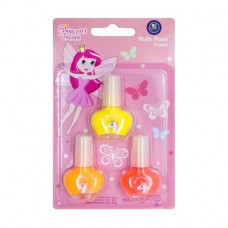 Children's set of water-based nail varnishes Ruby Rose Princess's Dream HB-K2109 tone 3, 3*5.5 g