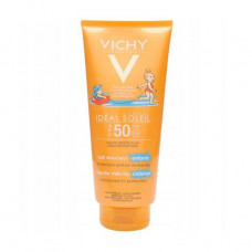 Children's sun-protection milk of Vichy Ideal Soleil Gentle Protective Milk SPF 50 waterproof, for sensitive skin, 300 ml